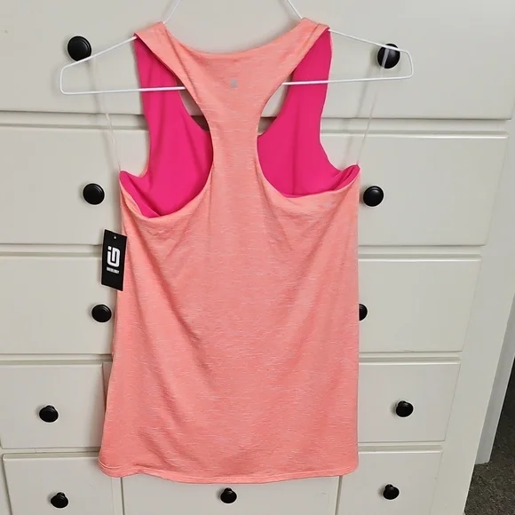 ID Ideology Girls Size XL Sleeveless Workout Athletic Dress Resort Coral Pink - Picture 4 of 5